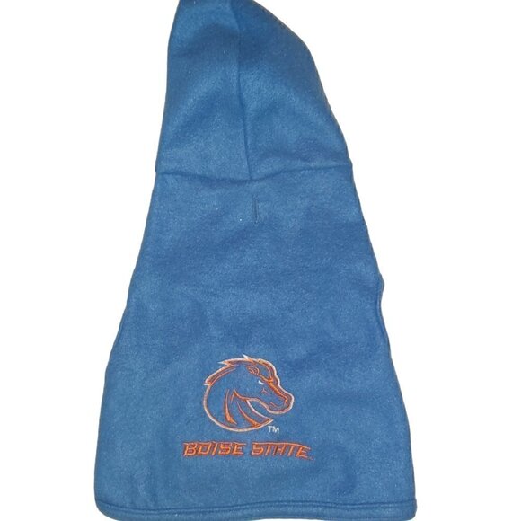 ALL Star Dogs Boise State University Broncos Dog Hoodie Shirt Blue Size Small - Picture 2 of 5